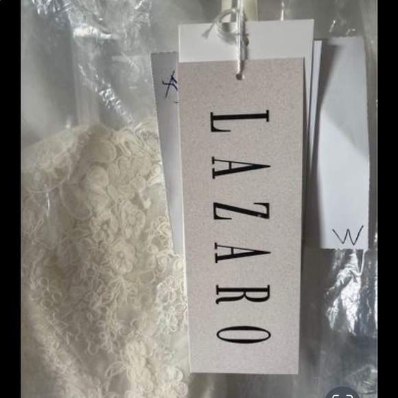 Lazaro Designer Wedding Dress Style 3207 NEW WITH TAGS - Picture 4 of 8